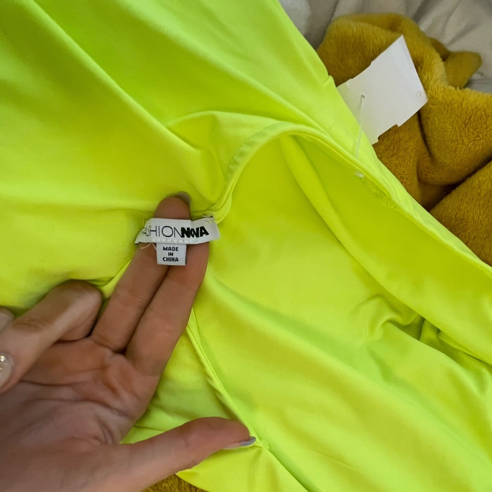 fashion nova neon dress